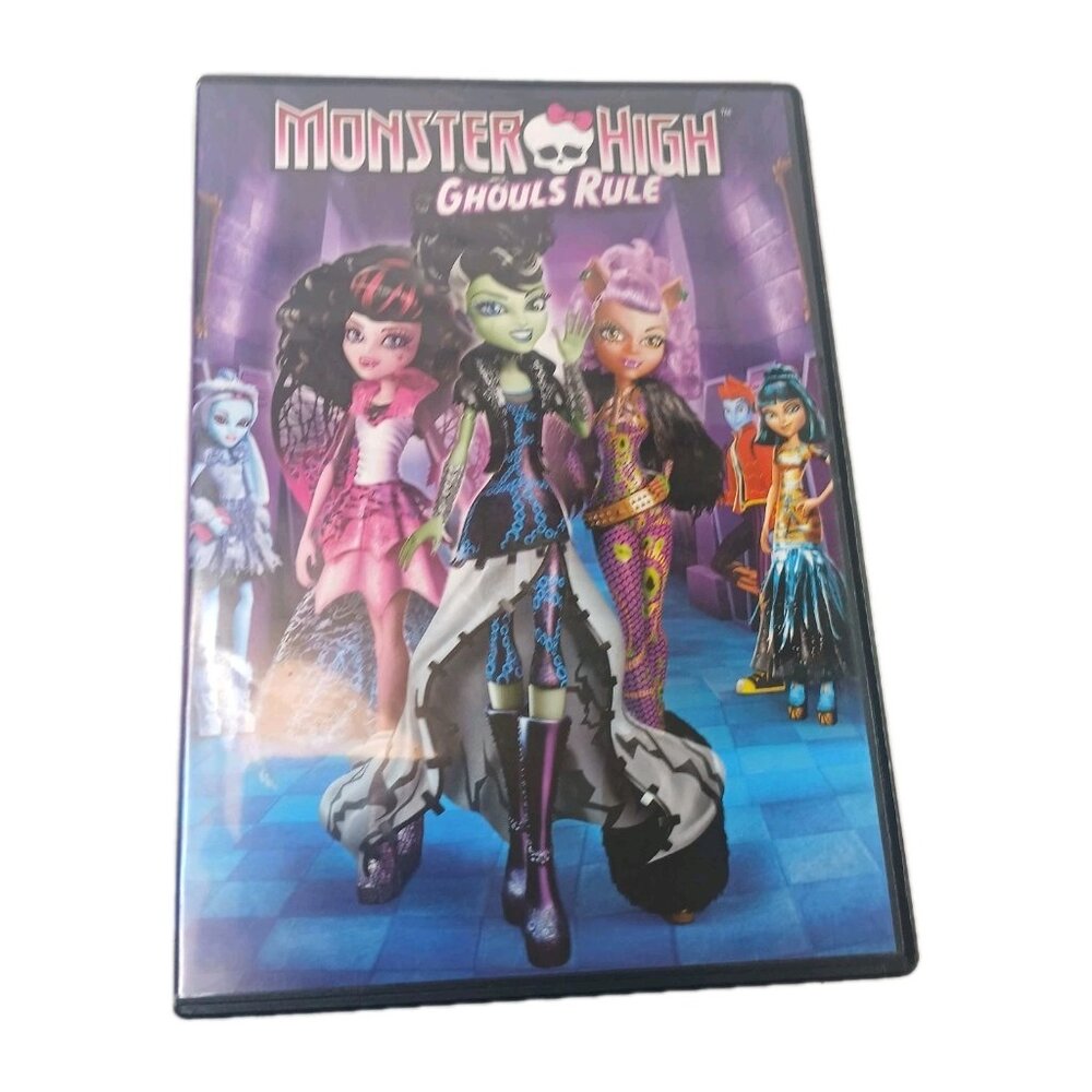 Monster High Ghoul Rule DVD Preowned Case and Booklet Intact Very Good Condition